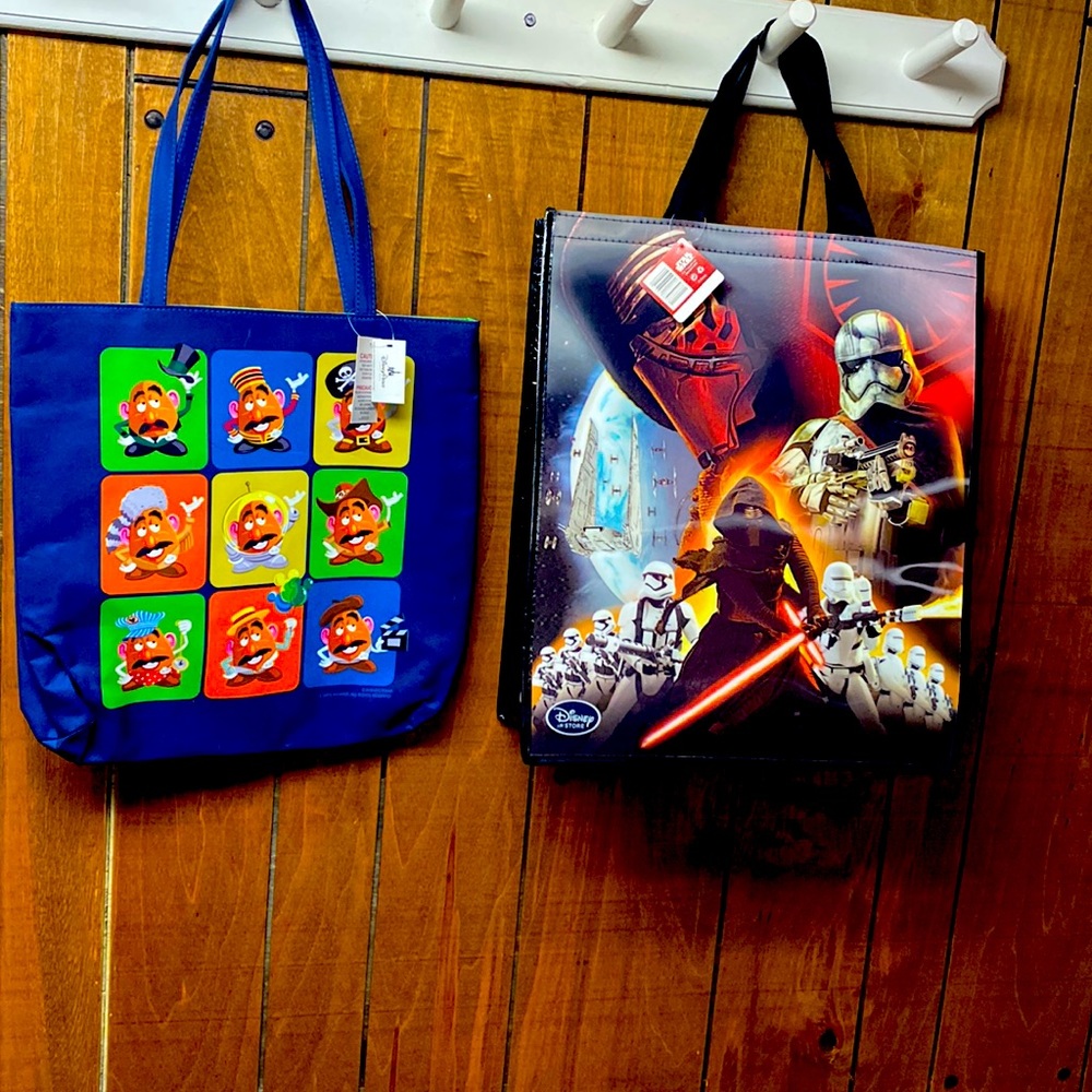 Two Walt Disney totes, NWT